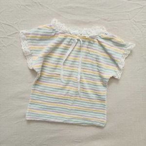 Vintage Pastel Striped Shirt 3t